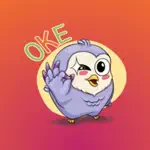 Sticker OwlPurple - fc App Support