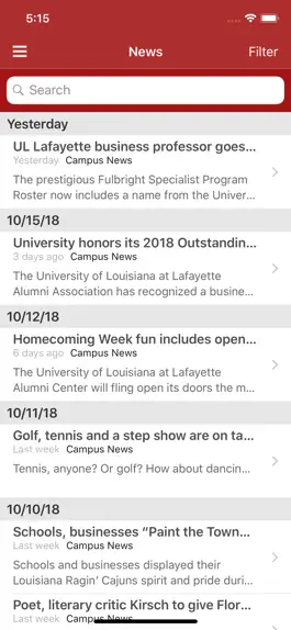 Game screenshot UL Lafayette apk