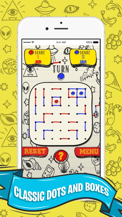 Dots and Boxes - Squares