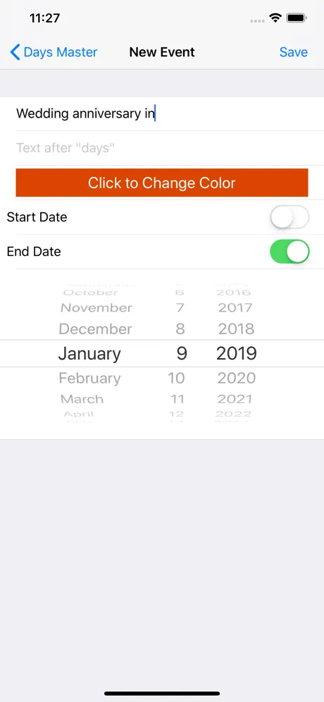 Days Master - Countdown Widget
