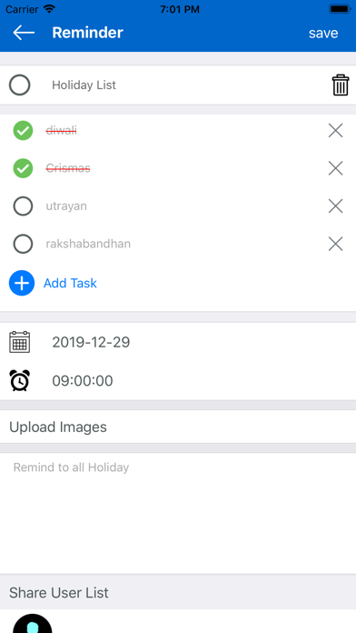 Screenshot #2 pour Notes and Reminder