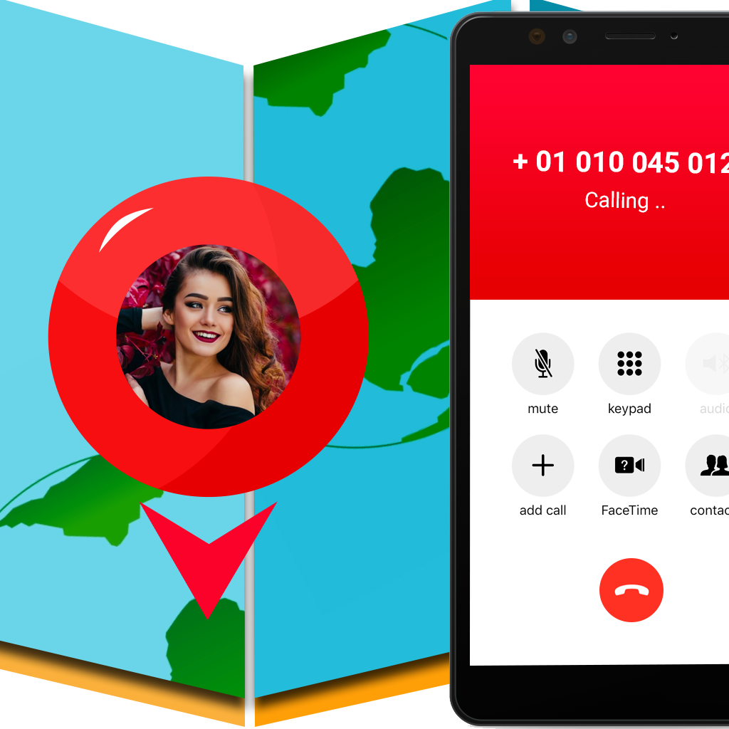 Phone Locator & Number Tracker App Icon