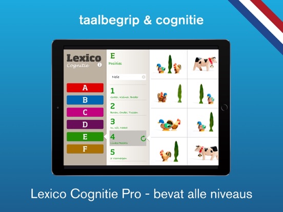 Lexico Cognitie Pro iPad app afbeelding 1