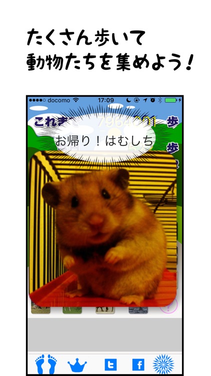 歩数計 お帰りっ！マイペット