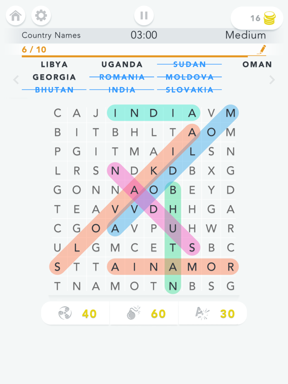 Screenshot #1 for Word Search - Puzzle Finder