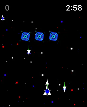 Screenshot #3 pour KrystalStarInvaders