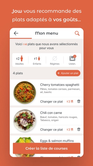 JOW - Recettes et courses JOW - Recettes et courses