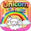 Unicorn And Friend Color Book