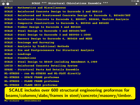 Screenshot #4 pour SCALE Structural Calculations