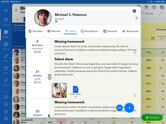 iDoceo - Carnet de notes iDoceo - Carnet de notes