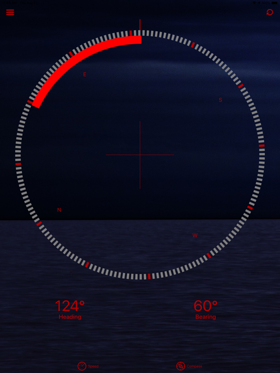 BoatSpeed: Course & Speed iPad screenshot 6 - Navigation app
