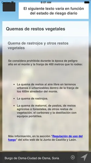 Incendios Castilla y León screenshot 4