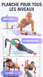 exercices de gainage iPhone Captures Décran 1