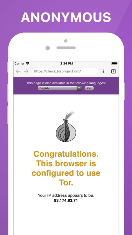 OrNET - Private Onion Browser