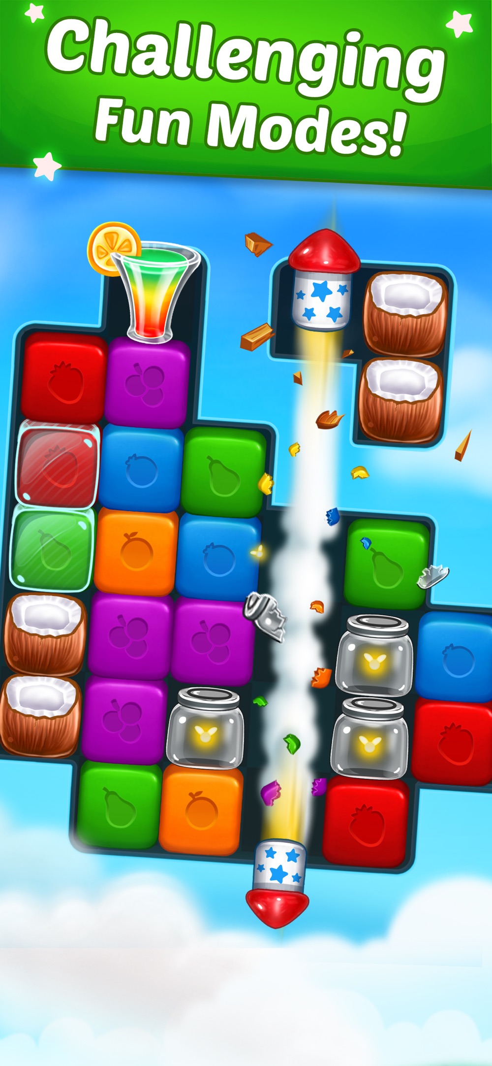 Fruit Cube Blast: Match 3 Game hack tool
