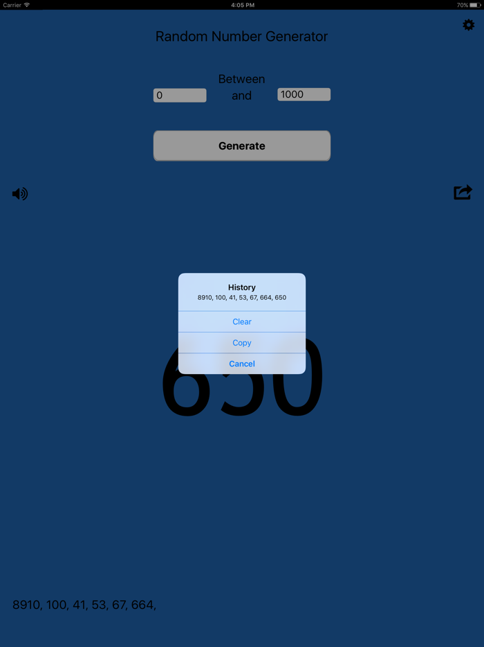 The Random Number Generator