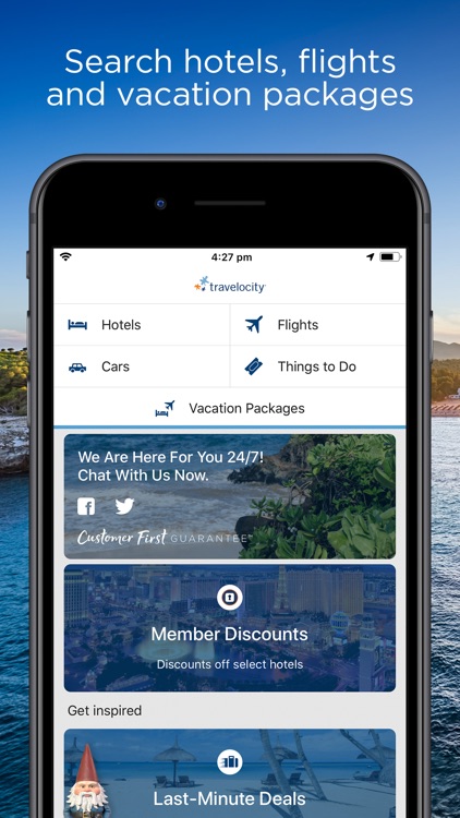 Travelocity Hotels & Flights screenshot-0