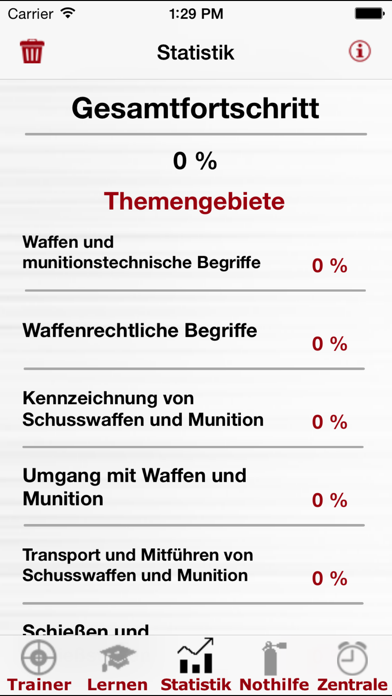 Waffenkunde Trainer Screenshot
