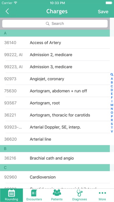 Inpatient Charge Capture Pro Screenshot 1 - AppWisp.com Inpatient Charge Capture Pro Screenshot 1 - AppWisp.com