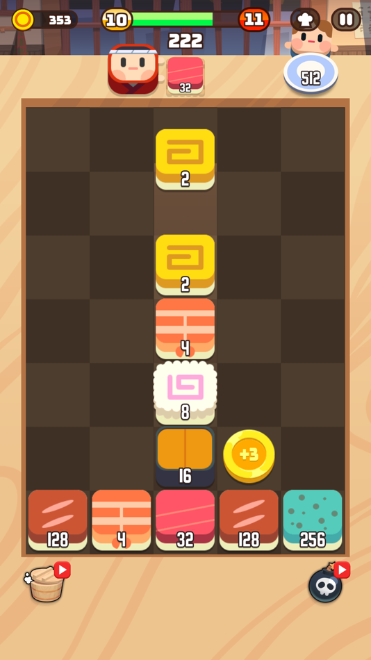 Sushi Drop : Merge Puzzle - 1.3 - (iOS)