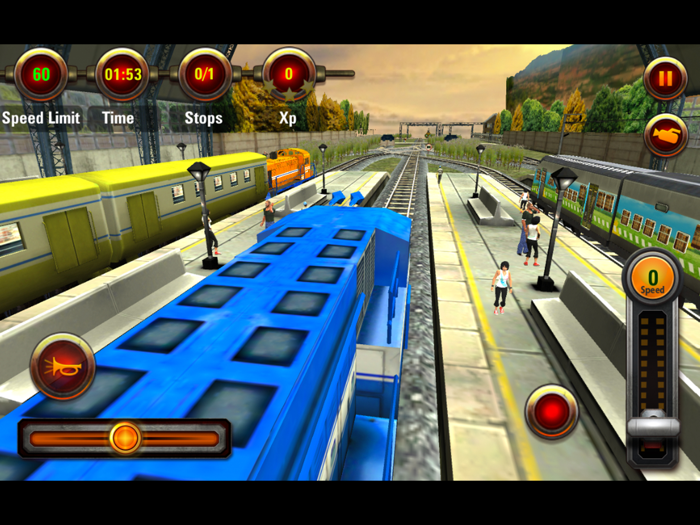 Train racing 3D 2 player