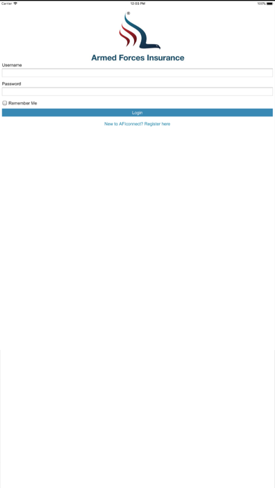 Armed Forces Insurance Mobile Screenshot