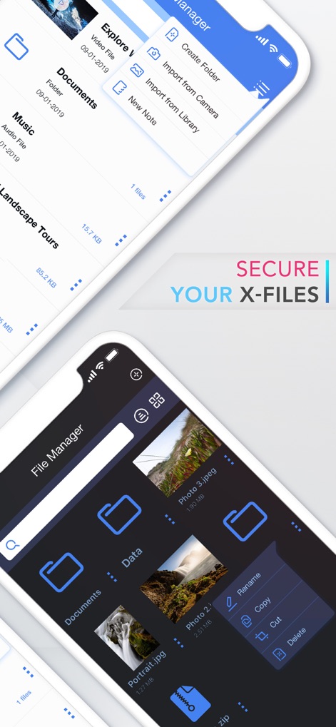 X File Manager - Productivity App | MWM