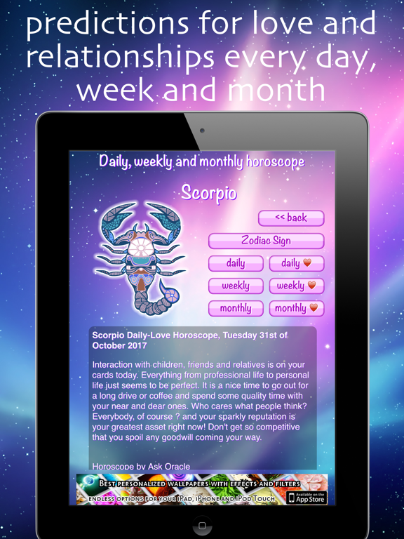 Screenshot #3 for Daily Weekly Monthly Horoscope