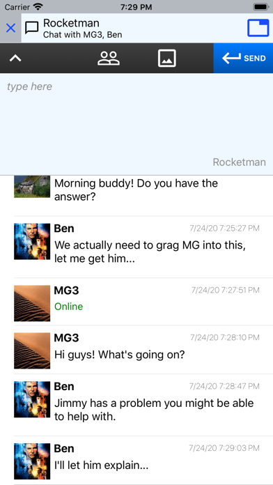 io - Communication Agent Screenshot