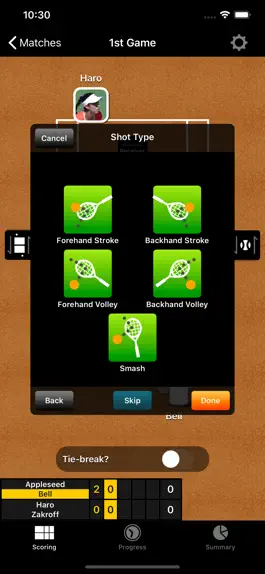 Game screenshot TennisRecord apk