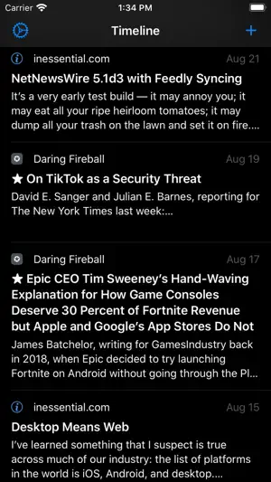 Stream - A Feed Reader screenshot 2