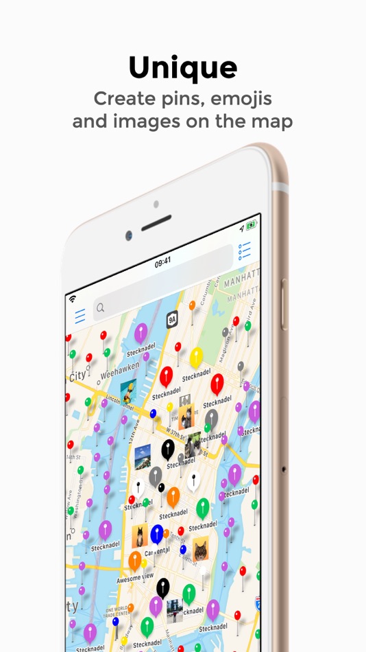 #1. Contact Map - The Map Tool (iOS) Podle: Nicolas Schotten