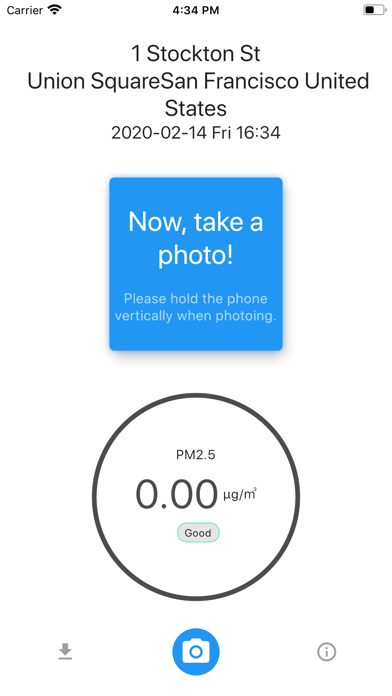 PhotoAir (In/outdoor PM2.5) Screenshot
