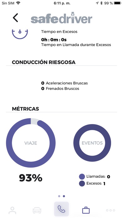 SafeDriver - Driver Behaviour iPhone screenshot 6 - Navigation app