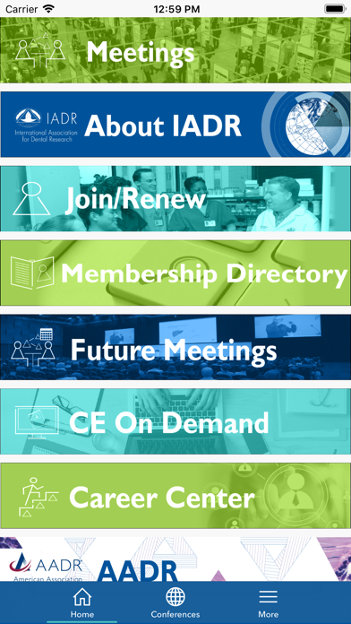 IADR Membership App screenshot 2