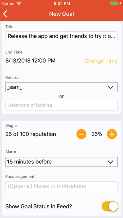 Goalie - Social Goal Tracker screenshot-5