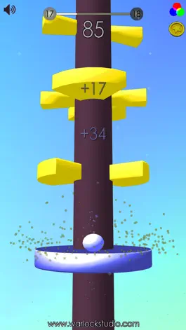 Game screenshot Rise On Top: Helix Jump Ball mod apk