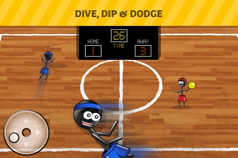 Stickman 1-on-1 Dodgeballのおすすめ画像2