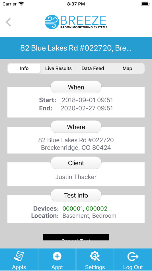 #4. Breeze Radon (iOS) 由: Residential Warranty Services Inc.