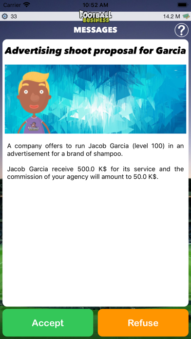 Soccer Business Screenshot