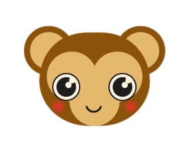 Monkey BaBy Lovely Sticker is pretty
