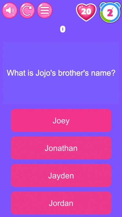 Challenge JoJo Fans siwa
