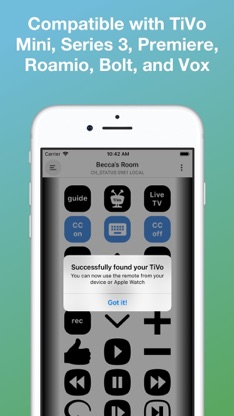 TVO - Remote for TiVo screenshot 3