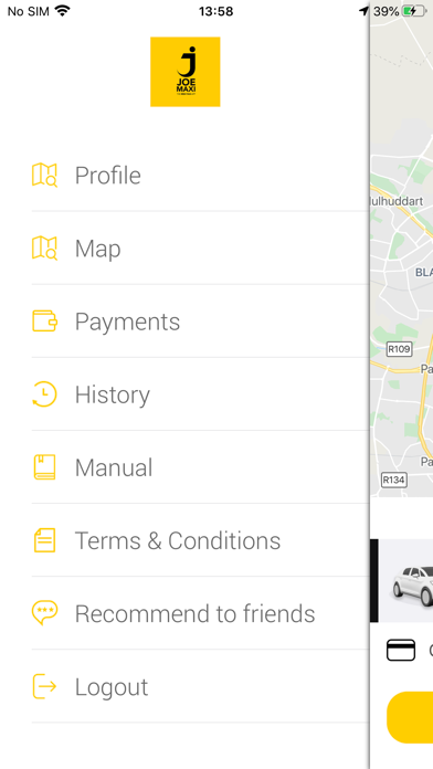 Screenshot #3 pour Joemaxi The Irish Taxi App
