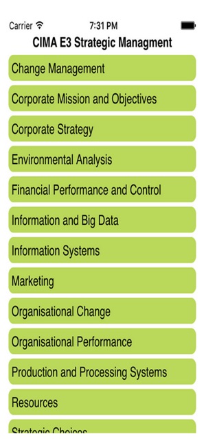 CIMA E3 Strategic Management(圖3)-速報App