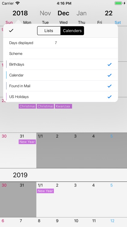 DoDay ∞ scroll Calender screenshot-7