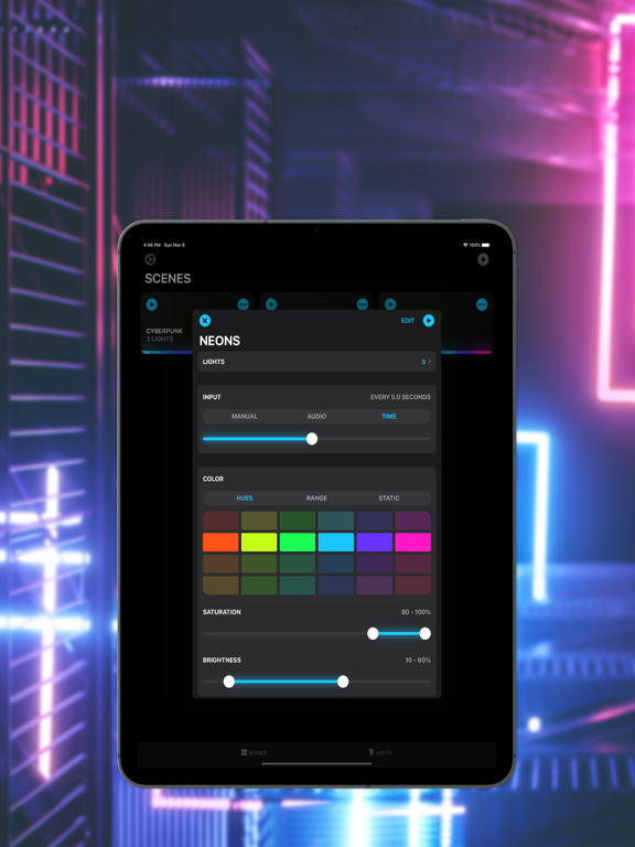 Screenshot #4 pour Neon for PhilipsHue & LIFX