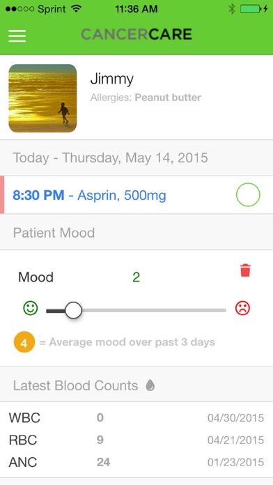 CancerCare by CureSearch Screenshot