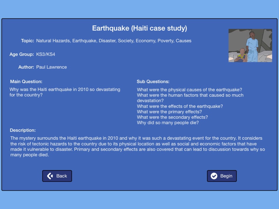 #5. Earthquake (Haiti case study) (iOS) De: Reflective Thinking
