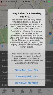 puritan boston tests democracy iphone screenshot 1